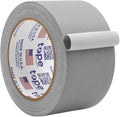 WOD GTC12 Gaffer Tape, Gray Low Gloss Finish Film, 2.5 inch x 60 ft. Residue Free, Non Reflective Cloth Fabric, Secure Cords, Water Resistant, Photography, Filming Backdrop, Production