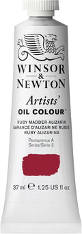 Winsor & Newton Artists' Oil Color, 37ml (1.25 oz) Tube, Ruby Madder Alizarin