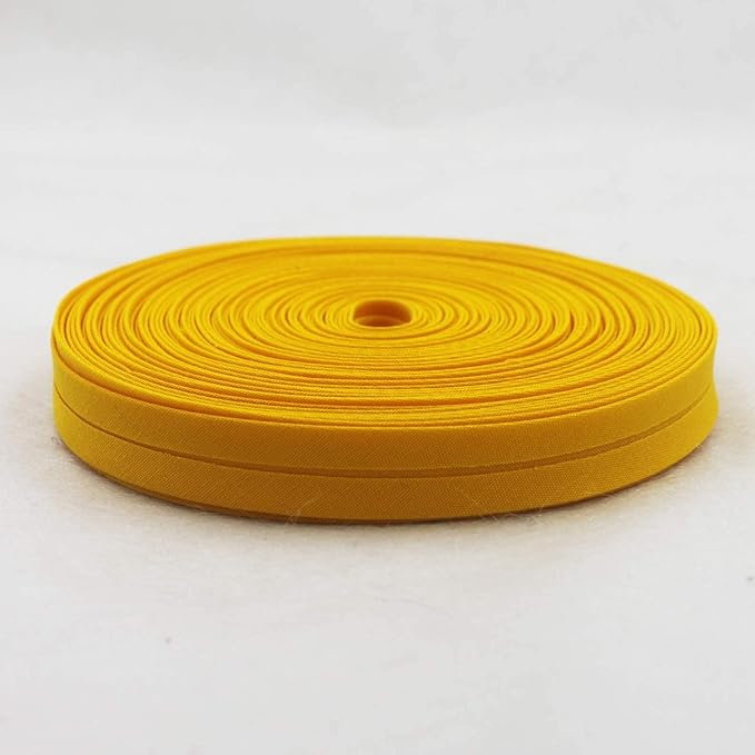 12mm 1/2" Single Fold Bias Tape Bias Binding for Sewing Solid Color 100% Polyester