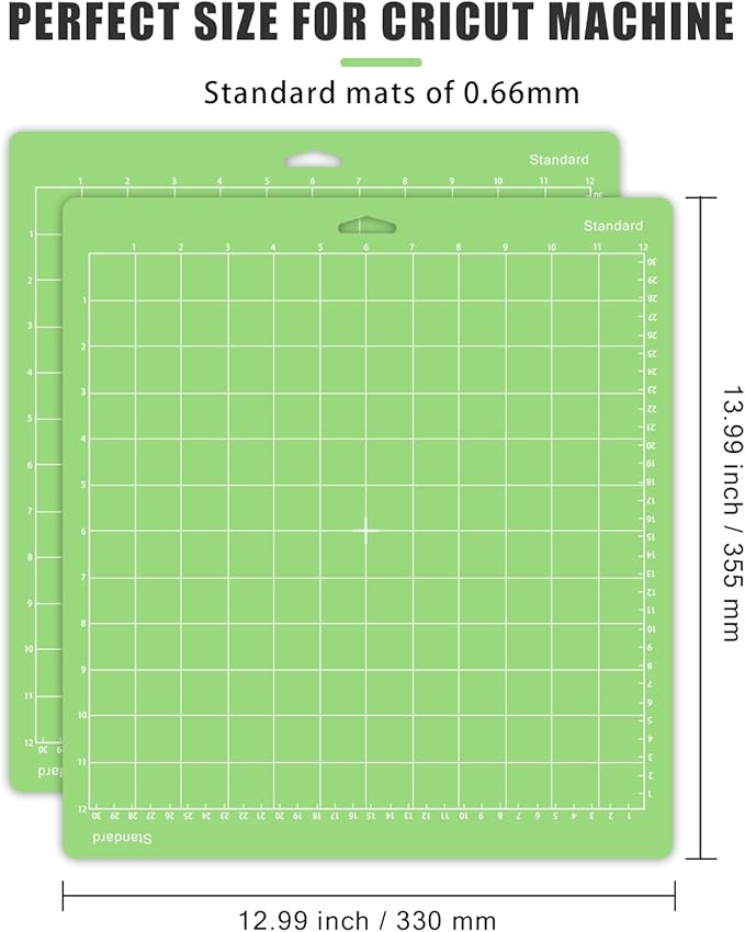 Gwybkq Cutting Mat 12x12 20 Pack, Compatible With Cricut Maker 3/Maker/Explore 3/Air 2/Air/One Standard Green Grip Replacement Accessories