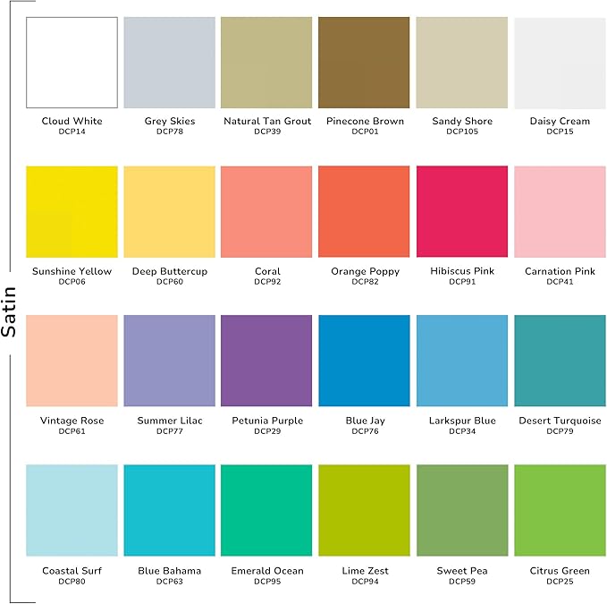 DecoArt Patio Outdoor Paint Set – 24 Pastel Colors (2 fl oz Bottles) – Outdoor Weatherproof Permanent Paints for Crafts, Planters & Home Décor