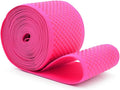 Mandala Crafts 3 Inch Elastic Silicone Gripper Tape for Clothing - 5 Yds Dotted Non Slip Elastic Band for Sewing - Hot Pink Silicone Flat Fabric Stretchy Ribbon Straps