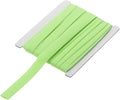 MECCANIXITY 1/2 Inch Double Fold Bias Tape Continuous Bulk Cotton Bias Tape for Sewing Seaming Quilting Hemming Binding Crafts (Green 12 Yards)