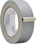 WOD GTC12 Gaffer Tape, Gray Low Gloss Finish Film, 1.5 inch x 60 ft. Residue Free, Non Reflective Cloth Fabric, Secure Cords, Water Resistant, Photography, Filming Backdrop, Production