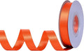 YAMA Orange Double Faced Satin Ribbon 5/8 Inch 25 Yards Orange Fabric Ribbons for Gift Wrapping Crafts Hair Bows Wedding Party Decoration