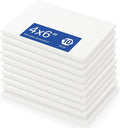 Falling in Art White Rubber Carving Block, 4" x 6" Easy Cut Lino Blocks, Soft Linoleum Block for Printmaking, Stamps, Crafts(10 Pack)