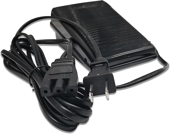 YICBOR Sewing Machine Foot Control Pedal with Cord for Singer 4411 4423 Heavy Duty Quantum Decor 14T968DC + #359102-001