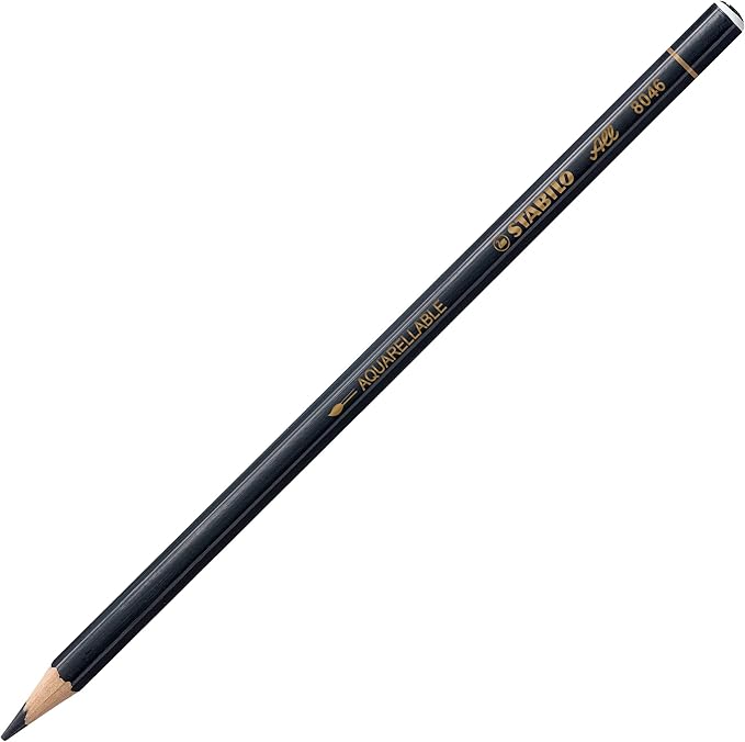 STABILO All Colored Pencil For Film & Glass, Black