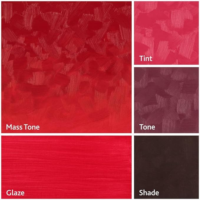 Tusc & Pine Artist Oil Paint - Quinacridone Red, 40 ml, Non-Yellowing, Rich & Creamy Consistency, Maximum Pigment Load, Small Batch Milled Oil Paints Made in the USA for Professional Artists
