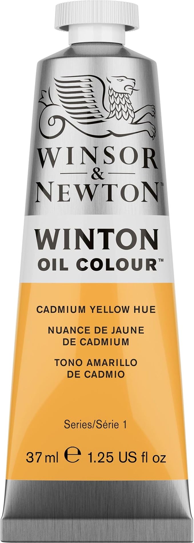 Winsor & Newton Winton Oil Color, 37ml (1.25-oz) Tube, Cadmium Yellow Hue