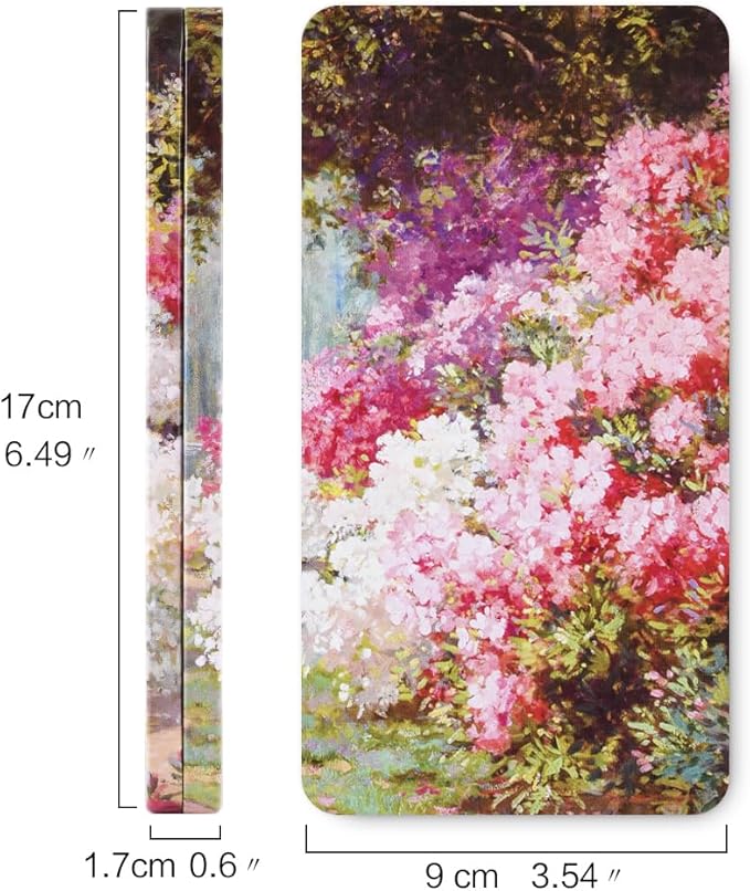 Portable Watercolor Tins Paint Palette with 40Pcs Empty Half Pans and Magnetic Squares, Small Travel Metal Paint Box with Acrylics Painting Art Drawing. FlowerSea