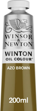 Winsor & Newton Winton Oil Color, 200ml (6.75-oz) Tube, Azo Brown