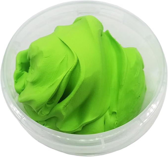 Air Dry Modeling Clay 10.5 oz Ultra Light Soft Magic Clay DIY Moulding Dough Primary Colors for Adults Kids Art Craft Kit Green