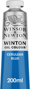 Winsor & Newton Winton Oil Color, 200ml (6.75-oz) Tube, Cerulean Blue