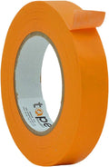 WOD CFTC6 Console Artist Tape Made in USA Orange, 1 inch x 60 yds. Flatback Paper Marking/Labeling Tape Residue Free, for Watercolor Paper to Prevent Tearing