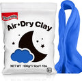 Ifergoo Blue Modeling Clay- Moldable Cosplay, Air Dry, Squishy Molding Clay for Adult Arts & Craft Project, Fake Bake, Slime Supplies, 1.1LBS/500G