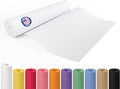 Extra White Offset Kraft Paper Roll 18" x 1200" (100 ft) – USA-Made 50lb Premium Eco Paper, Brighter-Than-Standard White – Ideal for Packing, Wrapping, Arts & Crafts, School Projects by IDL Packaging