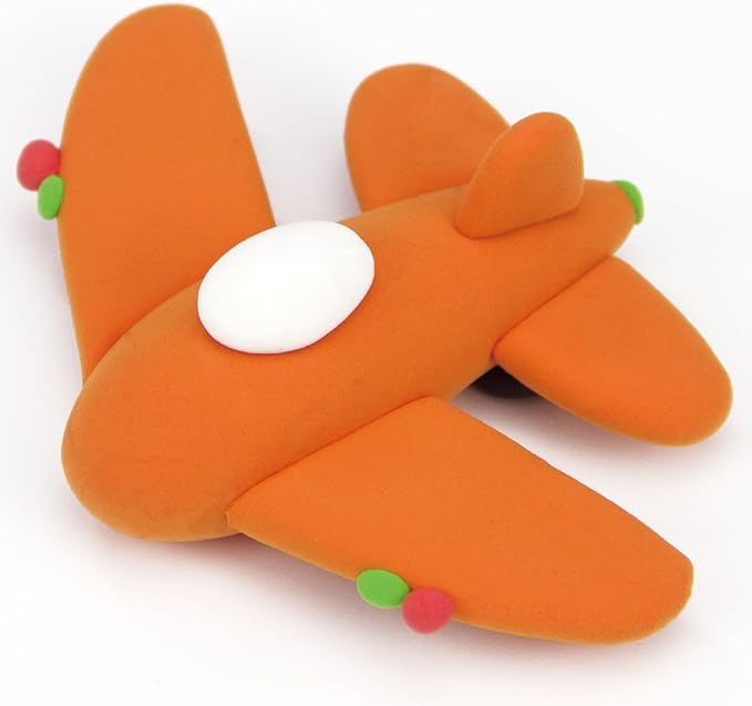 Cutedeer Orange Air Dry Clay, 1.1lb Foam Modeling Clay, Soft Squishy Molding for Kids Adults, Arts & Crafts Project Slime Supplies(1.1lb - 1 Pack, Orange)