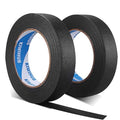 Painter's Tape, 1"(25mm) x 60 yd (120 Yards Total), 2 Rolls - Black Painting & Masking Tape - Multi Surface Use - 14 Day Clean Release Trim Edge Finishing Tape