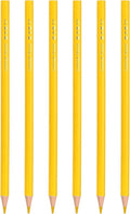 PATIKIL Lemon Colored Pencils Set,6 Pcs Oil Color Pencils Wooden Coloring Drawing Pencil for Artists Art Painting