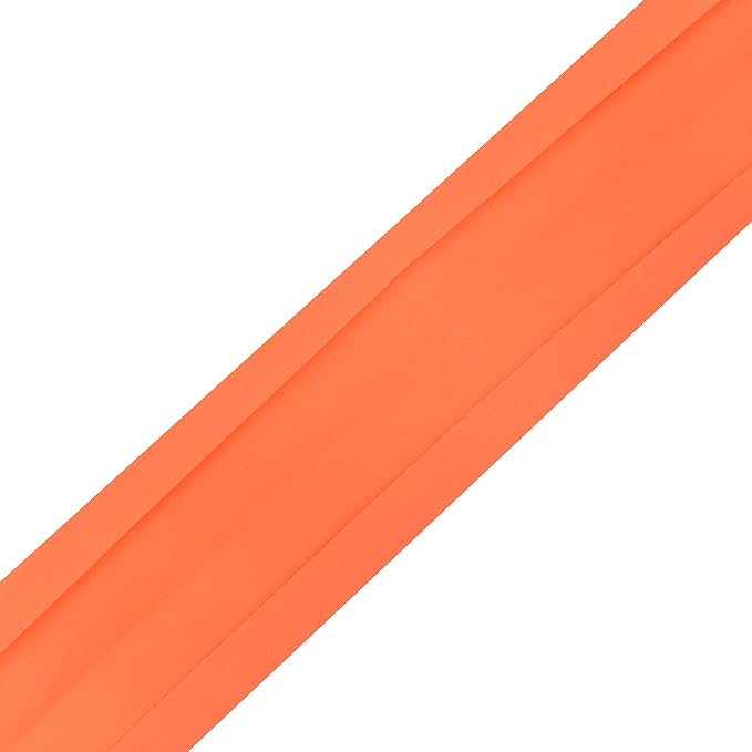 Mandala Crafts 55 Yards 1 Inch Sunset Orange Double Fold Bias Tape for Sewing - Bias Binding Tape for Quilting Binding, Hemming, Seam, and Fabric Piping
