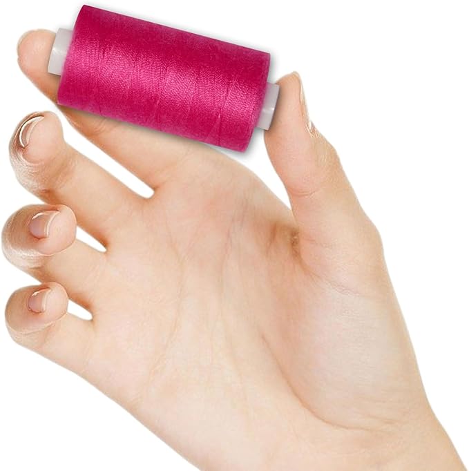 All Purpose Sewing Thread-2 Spools of Hand Polyester Sewing Thread for Sewing Machine for Hand and Machine Sewing(Dark Dusty Rose, 2 spools)