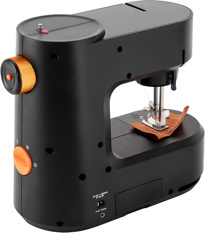 Sewing Machine, 2 Modes Hand Sewing Machines Portable & Compact Handheld Mini Sew Machine for Beginners Lightweight Sewing Supplies Strong Function Sewing Table for Clothing, DIY