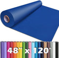 PerkHomy 48" x 1,440" (120') Blue Kraft Paper Roll for Craft Bulletin Board Paper Art Table Covering Crafting Gift Wrapping Bouquet Packing Parcel 80GSM 55LB (Blue, 48" x 120')