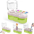 2025 Upgraded Paint Brush Cleaner Tool,Brush Rinser Cup Painting Running Water Circulation Art Supplies for Acrylic,Watercolor and Water Based Creative Gift for Adult Artist Beginners Kids