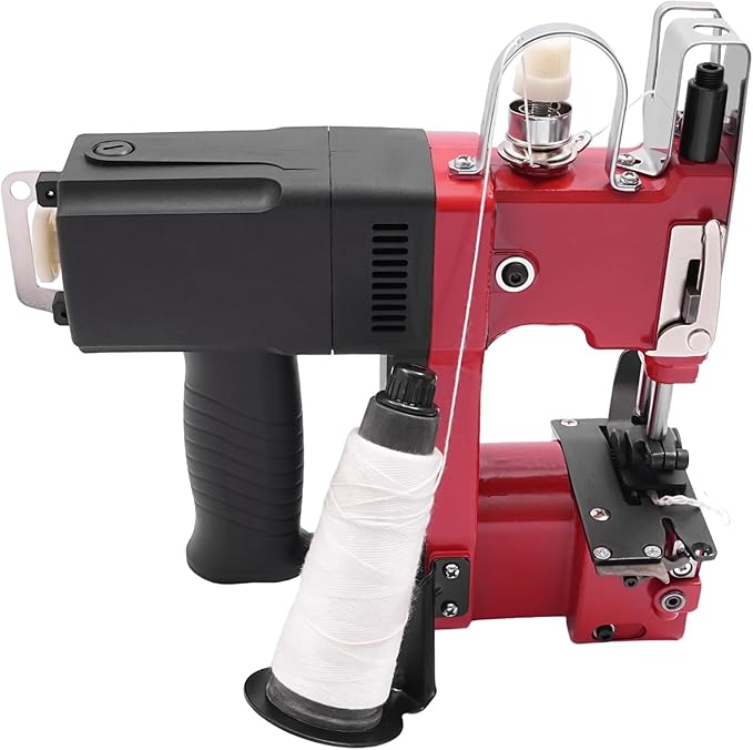 Cordless Bag Closing Machine Bag Sewing Machine Cordless Portable Bags Sewer for Burlap Sack, Canvas,Feed Sacks,Rice Bags, PP Woven Kraft Paper Bags