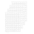 JANYUN 140 Pcs Double Sided Sticky Dots Removable Square Putty Clear Double Sided Tape for Crafts No Trace Sticky Tack Adhesive Tape (8 x 10 mm)