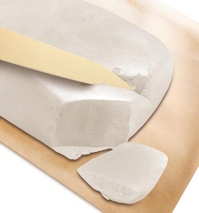 Premium Air Dry Clay - 3.3lbs Natural Modeling Pottery Clay for Wheel, Clay for School Classrooms -White