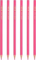 PATIKIL Pink Colored Pencils Set,6 Pcs Oil Color Pencils Wooden Coloring Drawing Pencil for Artists Art Painting
