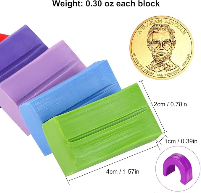 CiaraQ Polymer Clay Kit, Mini Modeling Clay Set for Kids/Beginners/Artist, 24 Colors