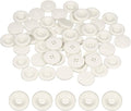 HARFINGTON 50pcs Sewing Button 25mm (1 Inch) 4 Holes Resin Thickened Round Crafting Replacement Buttons for Clothing DIY Crafts Decoration, White