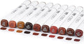 10Pcs Alcohol Markers Pure Color Series,T6 Upgrade Dual Tip Art Solid Color Markers Set for Adults Beginner Drawing Sketching DIY Crafts (Wood Color)