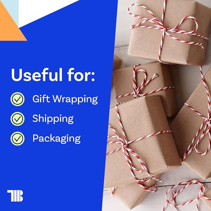 Kraft Paper Roll, 36" x 2400" (200'), Made in USA, 30 lb. Roll of Brown Paper for Banner, Poster, Crafts, Bulletin Board Backing, Kraft Table Cloth, Brown Construction for Shipping and Gift Wrapping
