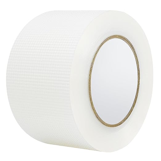 Non-Abrasive Grip Tape Roll, 3In x 30ft, Customizable Sliding Duty Tape, Portable Multi-Purpose Grip Tape, Tear, Peel & Slip, for Gadgets and Gear From Slipping, Sliding Or Shifting More (Clear)