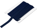 MECCANIXITY 2/5 Inch Double Fold Bias Tape Cotton Continuous Bulk Bias Tape for Sewing,Seaming Quilting Hemming Binding Crafts (Navy Blue 6 Yards)