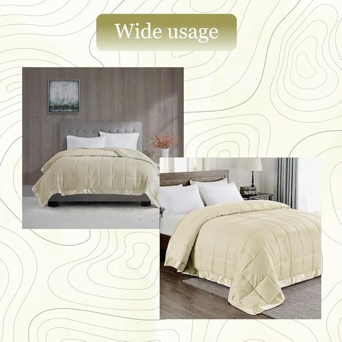 Baby Maize Satin Blanket Binding 2 Inch x 4 3/4 Yards Single Fold Tape for Quilt Edging Ivory Smooth Finish Easy to Sew On Durable Trim Material Ideal for Blanket Crafts DIY Projects Sewing