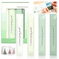 4PCS Double Sided Tape Pens, Double Sided Tape Roller, 6 mm x 196 Inch Gradient Color Glue Tape Roller, Adhesive Tape for Scrapbooking, Gift Wrapping, Photo Mounting, School Office & Crafts (Green)