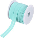MECCANIXITY 3/4 Inch Single Fold Bias Tape Polyester Continuous Bulk Bias Tape Roll for Sewing, Seaming Quilting Hemming Binding Crafts (Lake Blue 25 Yards)