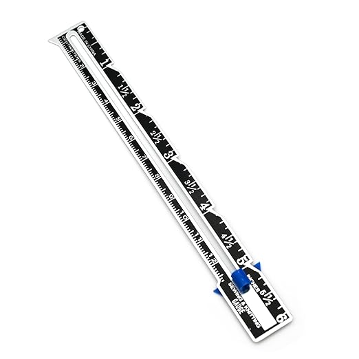 Sewing Gauge Sewing Measuring Tool, 5-in-1 Sliding Gauge Measuring Sewing Ruler