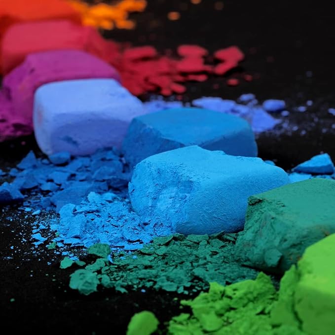 Soho Urban Artist Handmade Soft Pastel Blocks - Assorted Set of 12 Professional Pastels - Velvety Colors for Toning Paper, Large-Scale Drawings, & Layering - Lightfast and Highly Pigmented
