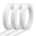 MECCANIXITY Whiteboard Tape 5/8" x 72 Yard Pinstripe Graphic Chart Line Grid Marking Tapes for Classroom Office Dry Erase Board Art, White, Pack of 3