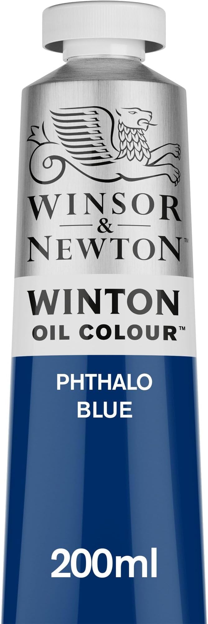 Winsor & Newton Winton Oil Color, 200ml (6.75-oz) Tube, Phthalo Blue