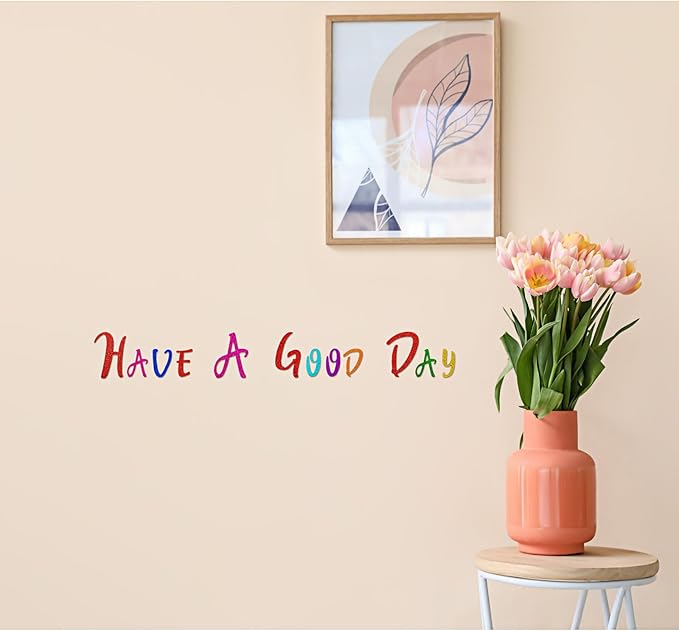 TaoBary 416 Pcs Christmas Letter Stickers 8 Sheets Alphabet Stickers 2 Size Vinyl Cursive Self-Adhesive Letter Personalized Decor for Scrapbooking Water Bottle Christmas Craft(1'', 2'',Multicolor)