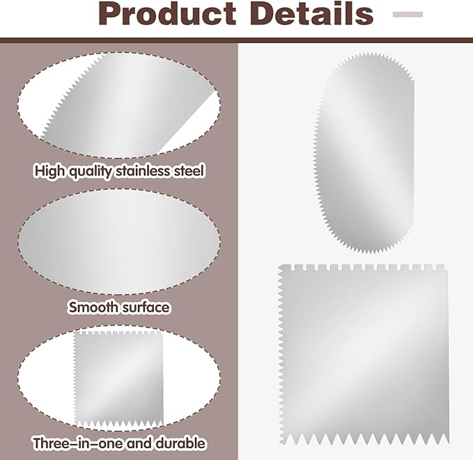 2Pcs Pottery Tools Metal, Stainless Steel Ceramic Tools, Metal Scraper Tool for Sculpting Texturing, Artists, Modeling
