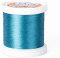 YLI Threads Silk Thread – 100 wt Fine Japanese Silk for Appliqué, EPP, and Quilting - Sky Blue