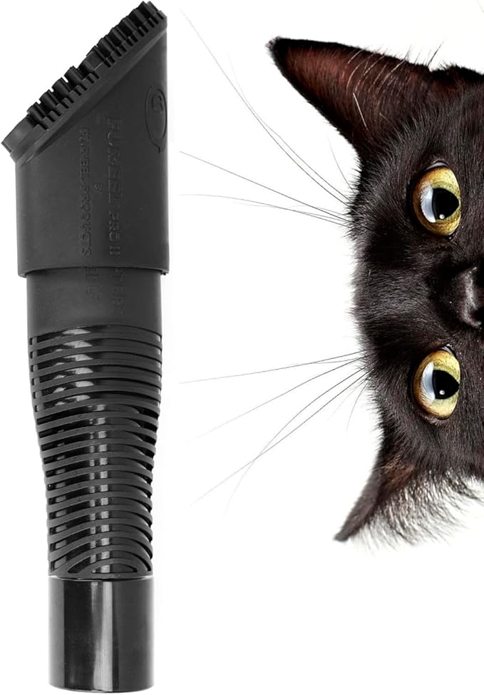 PRO 2.0 Combo Pet Hair Removal Tool for Car Detailing | Universal Vacuum Attachment for Dog & Cat Hair | Fits 1-1/4" & 1-3/8" Hoses | Replaceable Soft Rubber Head | Washable & Reusable